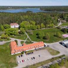 Paasikivi-Opiston, kampuksen, alue kuvattuna ylhäältä päin